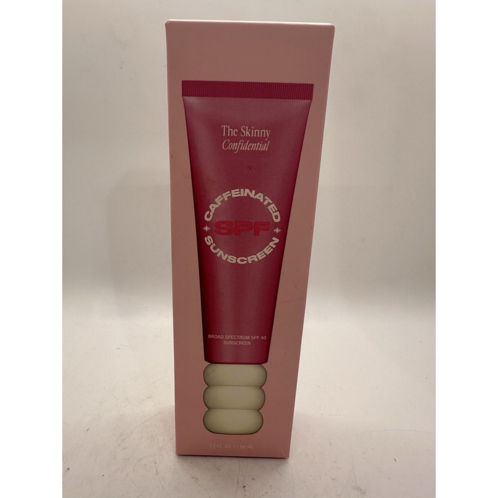 The‎ Skinny Confidential Caffeinated Sunscreen SPF 40 Broad Spectrum 1.7oz New